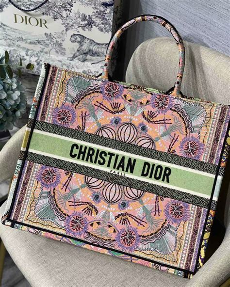 christian dior bag medium tote|christian dior tote bag colorful.